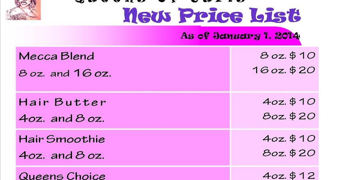 Queens of Curls Natural Hair Care ORDER and S&H INFO...