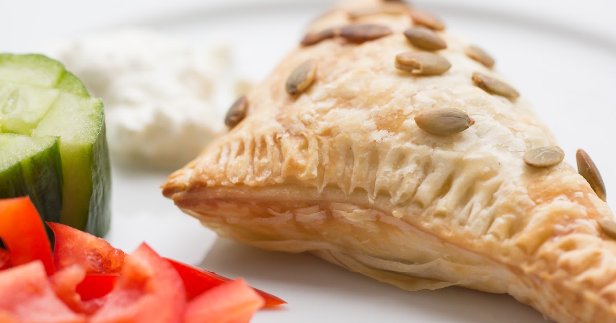 Spinach Ricotta Egg filled Puff Pastry