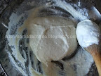 Prajitura cu mere si biscuiti + crema de vanilie preparare reteta