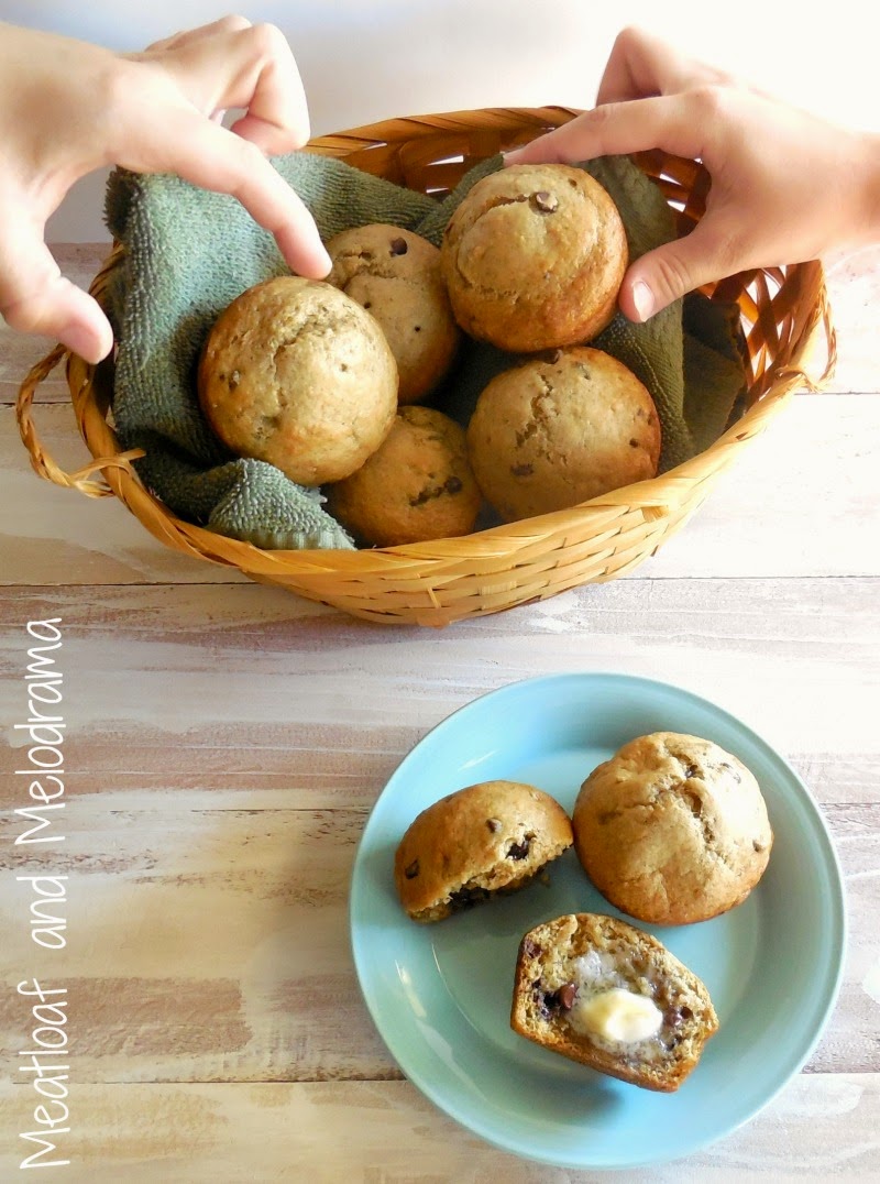 Meatloaf and Melodrama Banana Applesauce Muffins