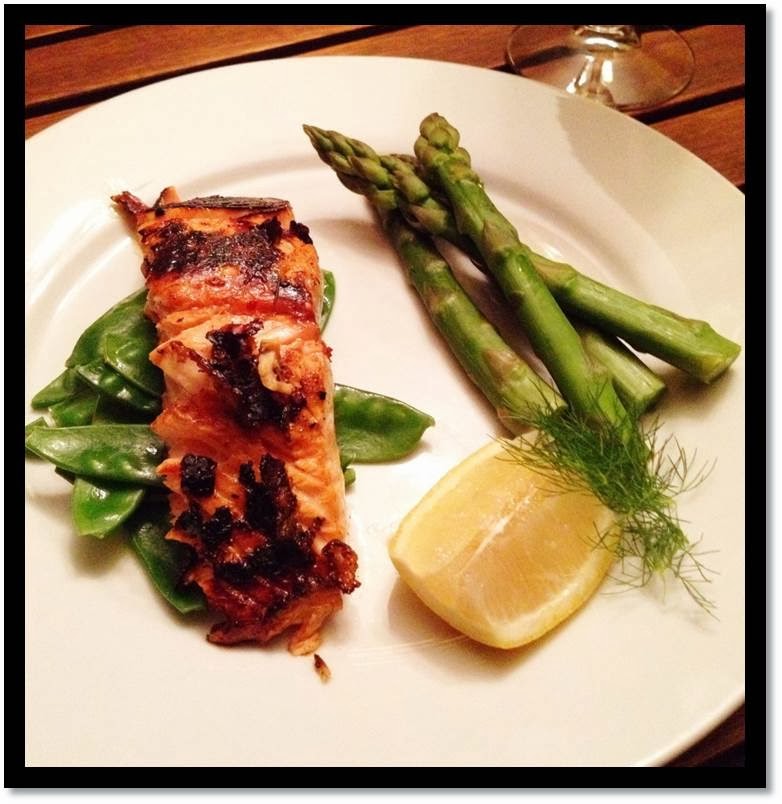 thedecadentkitchen seared norwegian salmon with greens