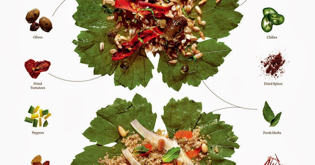 Your Spanish Recipes Mediterranean stuffed grape leaves