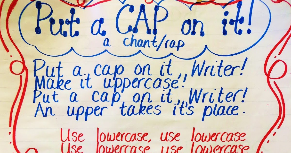 First Grade Wow Put a Cap On it!!