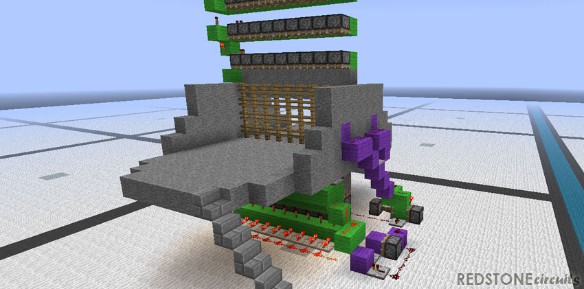 Redstone Circuits Portcullis Castle Gate
