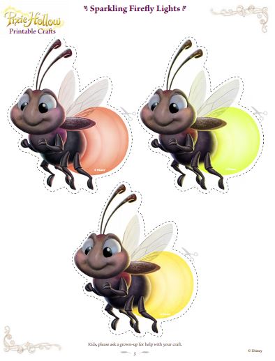 Luciérnagas imprimibles. - Ideas y material gratis para fiestas y