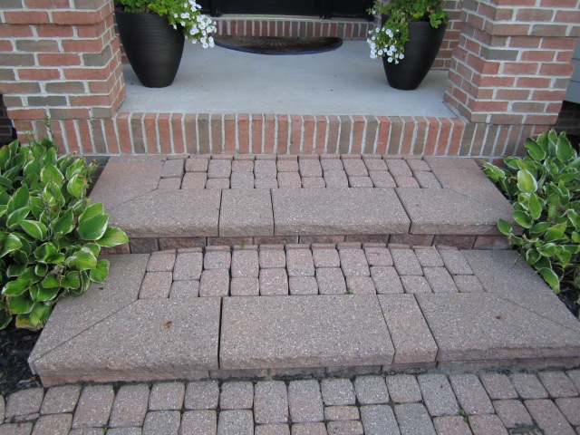 Brick Paver Steps