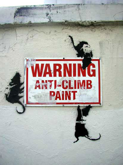 Banksy Graffiti Rat