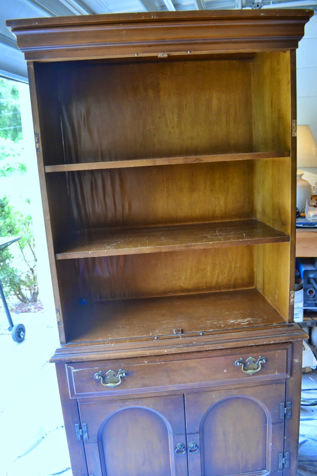 It's A Mom's World Kitchen Hutch Makeover Reveal