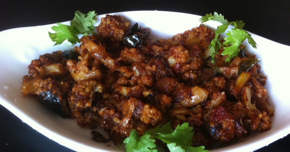 simple Indian cooking..!!!: Cauliflower Fry: