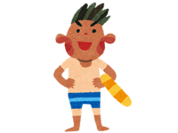 Gimp2の使い方 海水浴 海開き スイカ割りなどのかわいいイラストや写真素材色々 商用利用も無料