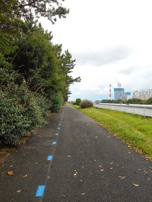 海岸線ポタリング 幕張稲毛シーサイドランニングコース