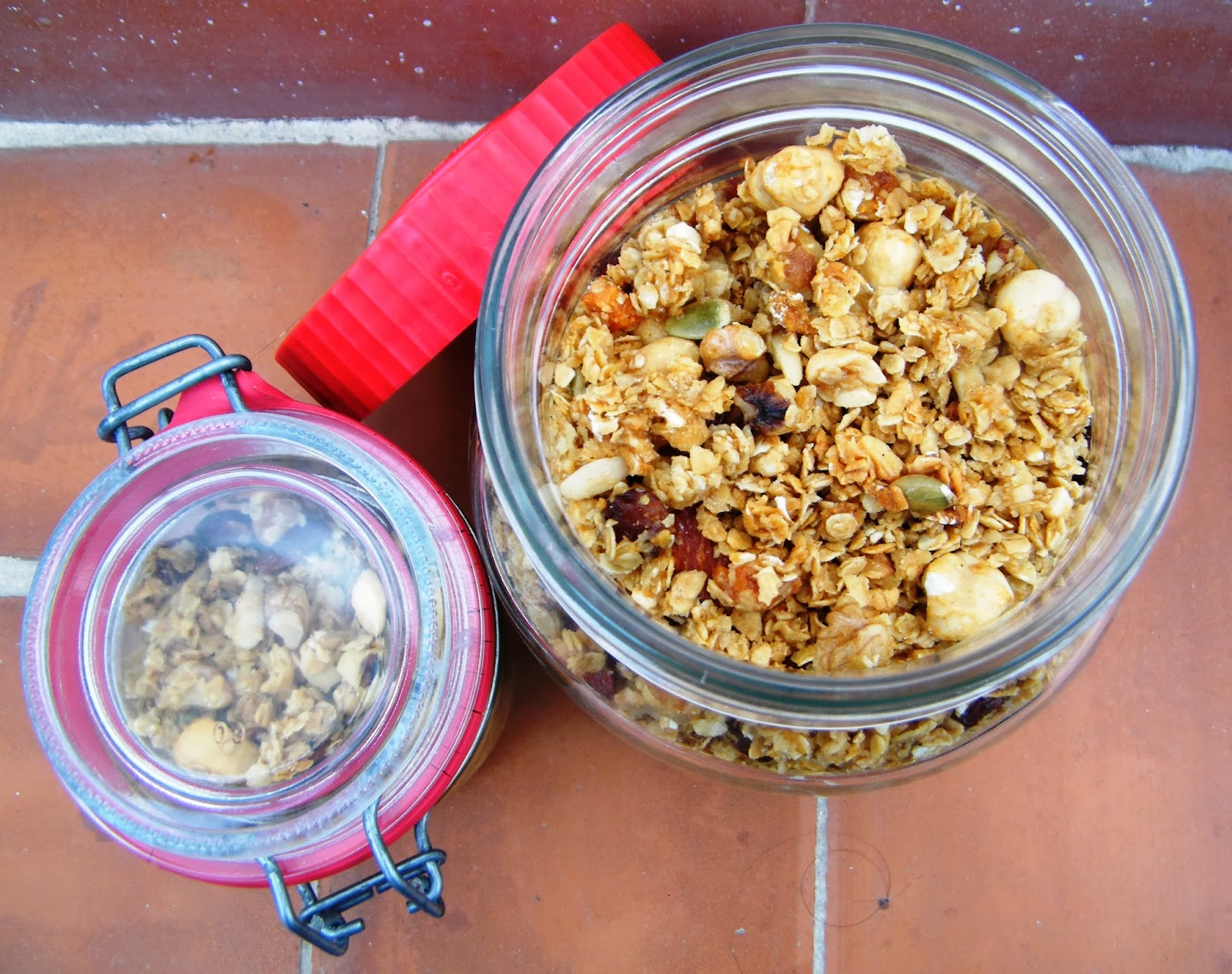 Comer rico y sano Granola casera (muesli crujiente)