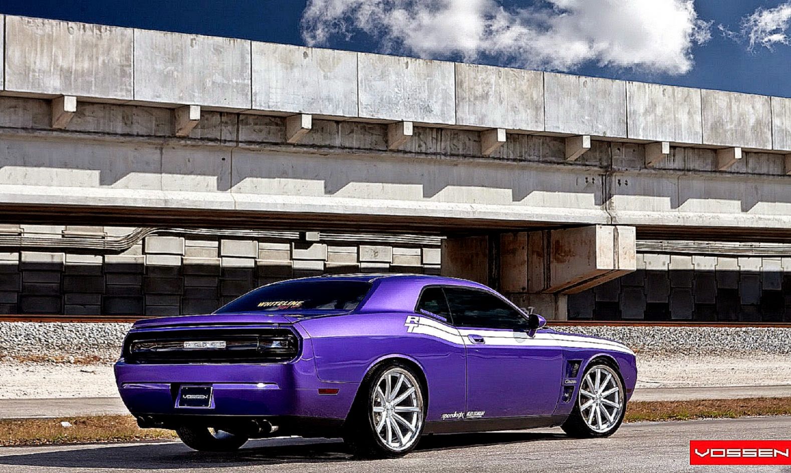 Dodge Challenger Dodge Challenger RT Vossen back wheels High Dodge Challenger Dodge Challenger RT Vossen back wheels High