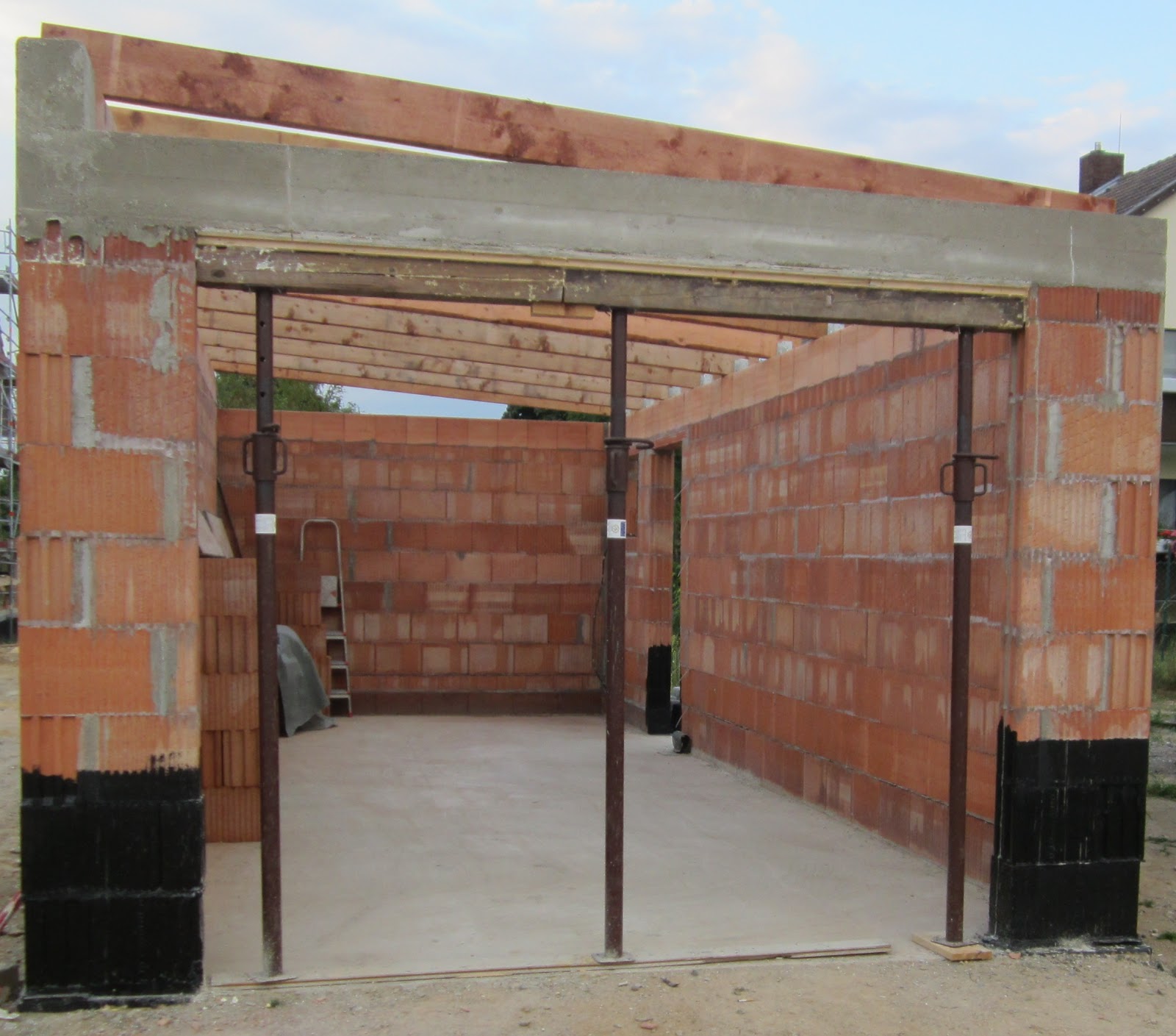 Unser Hausbau: August 2012