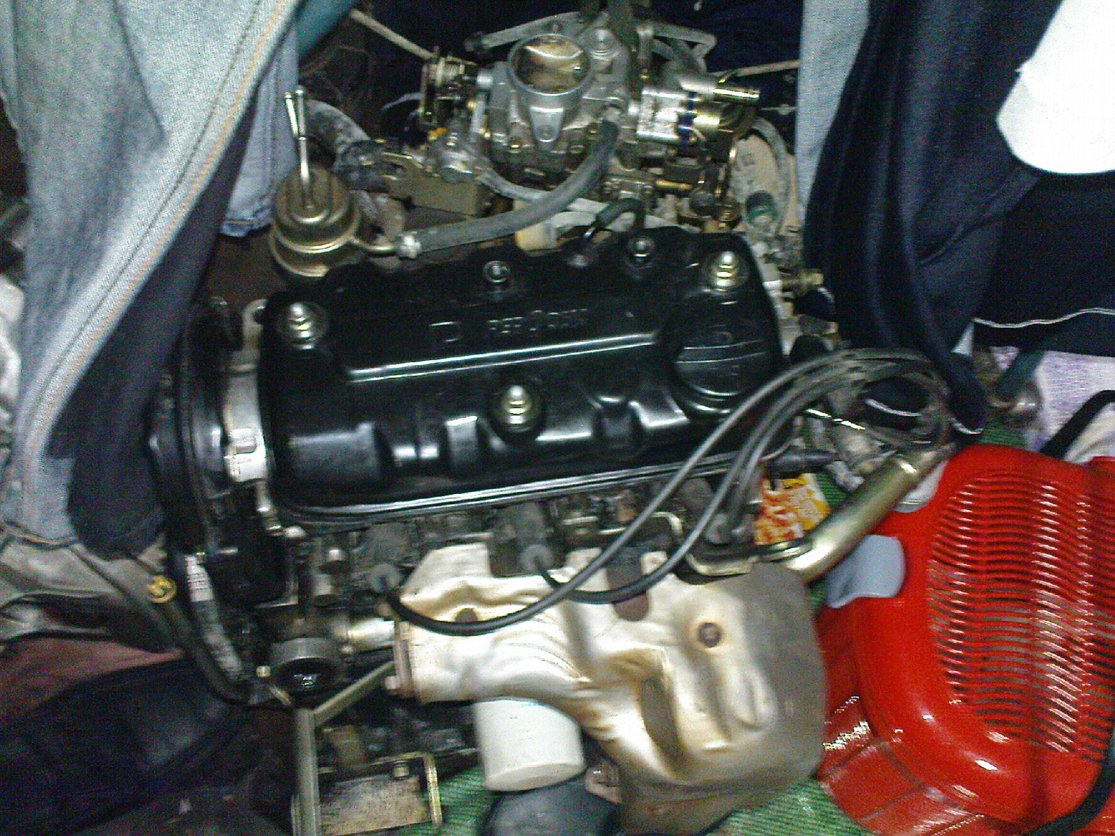 KerberusCrusoe Enjin Kancil 850 Lampu Belalang untuk di Let go..