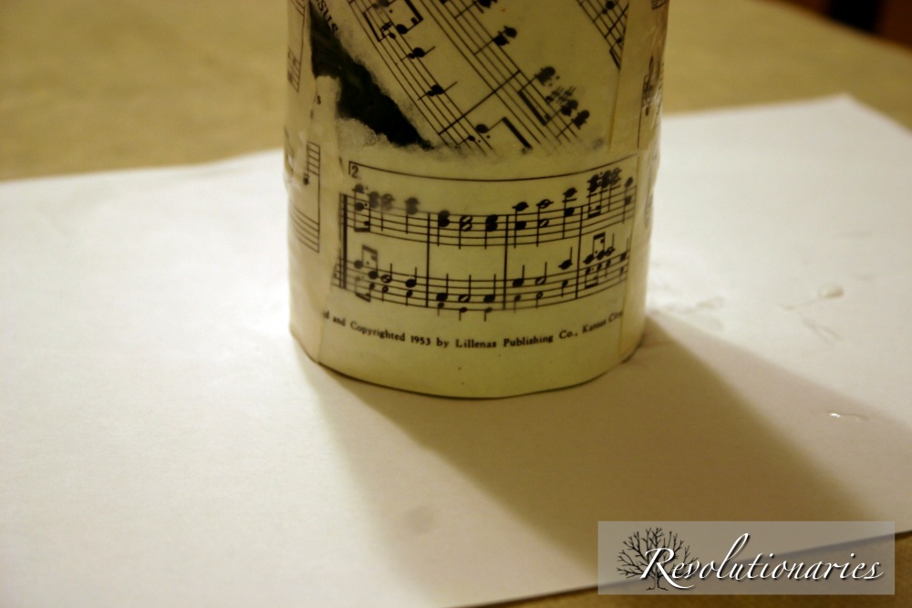 Revolutionaries: Sheet Music Bottle
