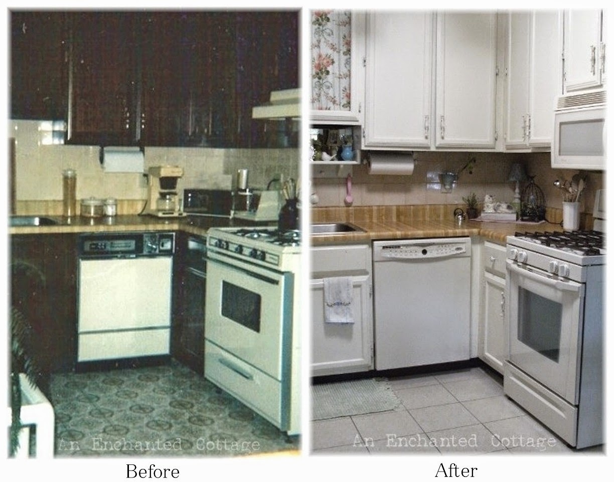 An Enchanted Cottage Our Mini Kitchen Makeover