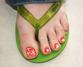 Summer Toenail Art
