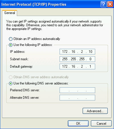 Propiedades TCP/IP Propiedades TCP/IP