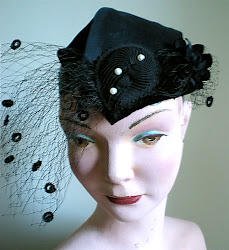 1940 Style Cocktail Hat