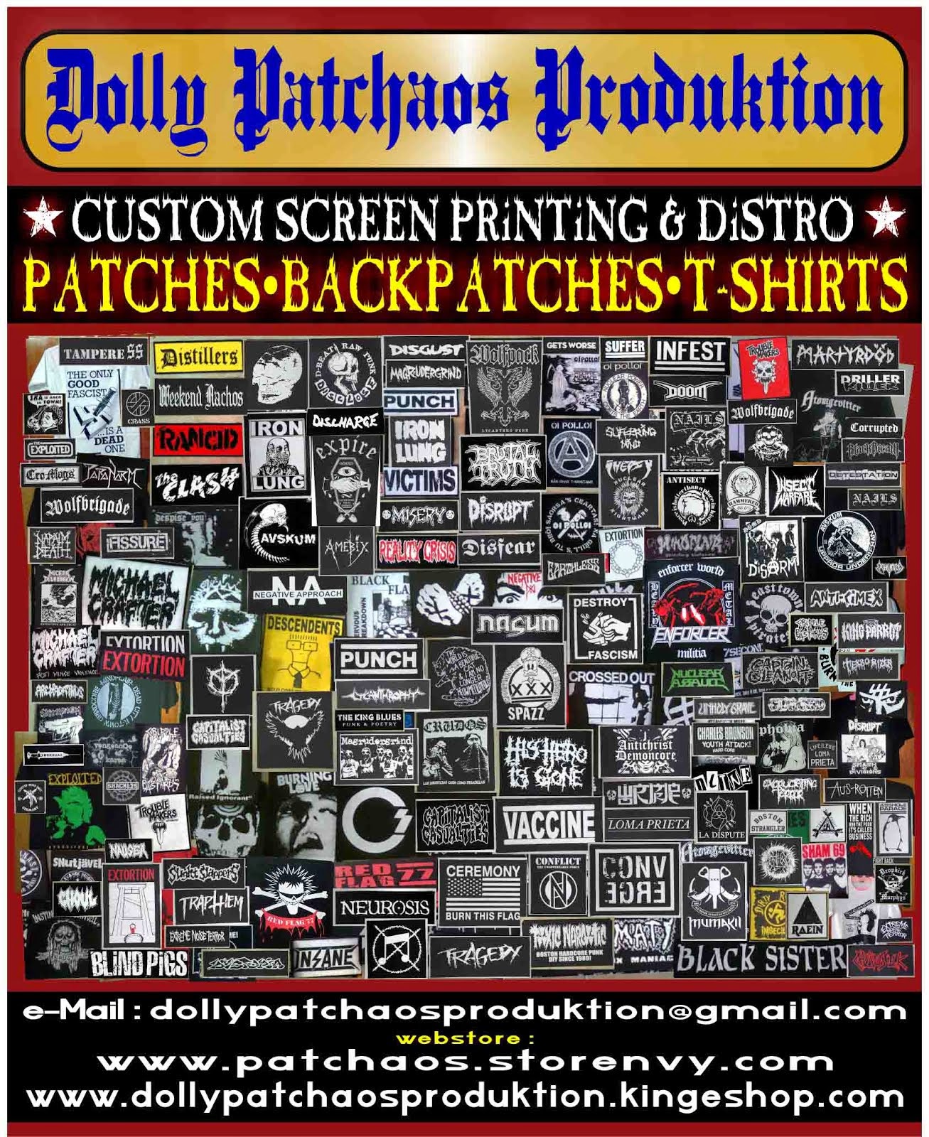 Dolly Patchaos Produktion (DIY MERCH-MAKER & DISTRO) since 2000