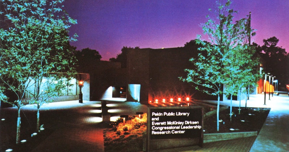 Library Postcards Pekin Public Library, Pekin, Illinois