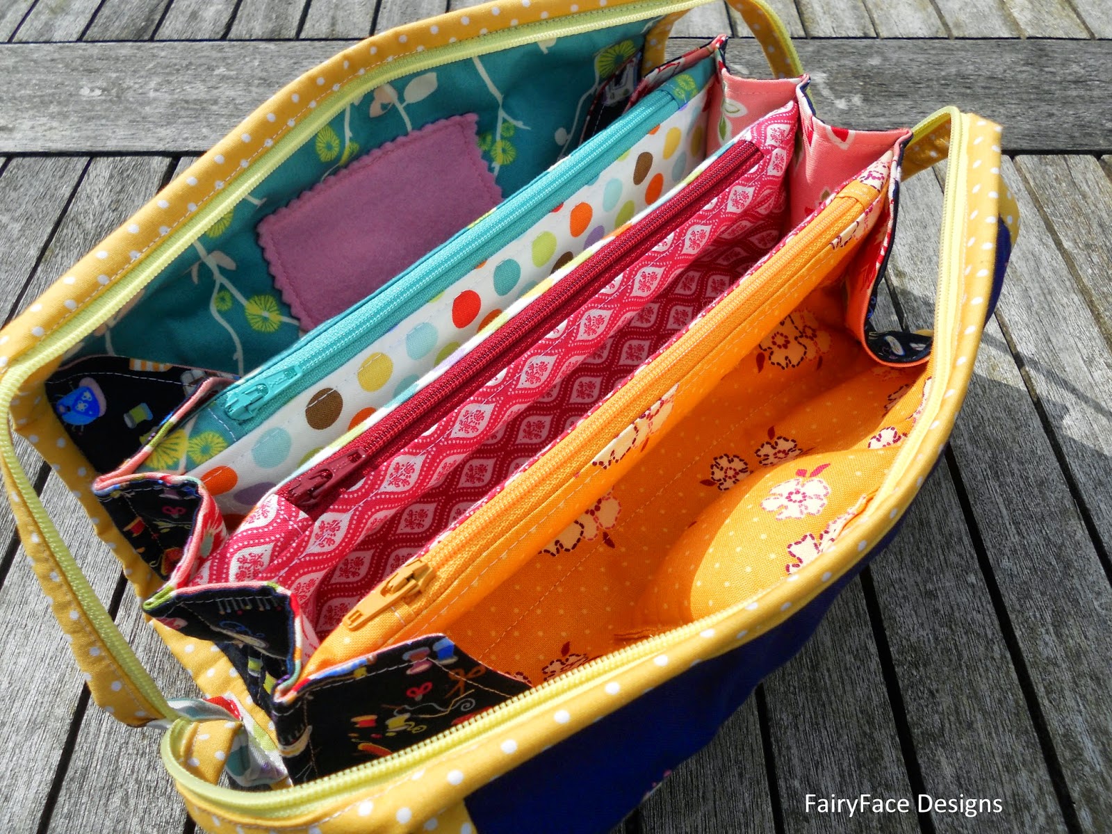 FairyFace Designs Sew Together Bag...finished.