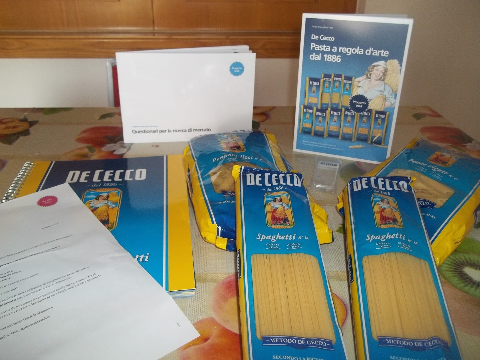 UNA FANTASTICA EMOZIONE...... PASTA DE CECCO DAL 1886 SULLE NOSTRE TAVOLE