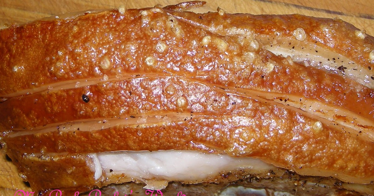 Ms Pink Piglet's World Perfect Roast Pork Means Perfect Crackling