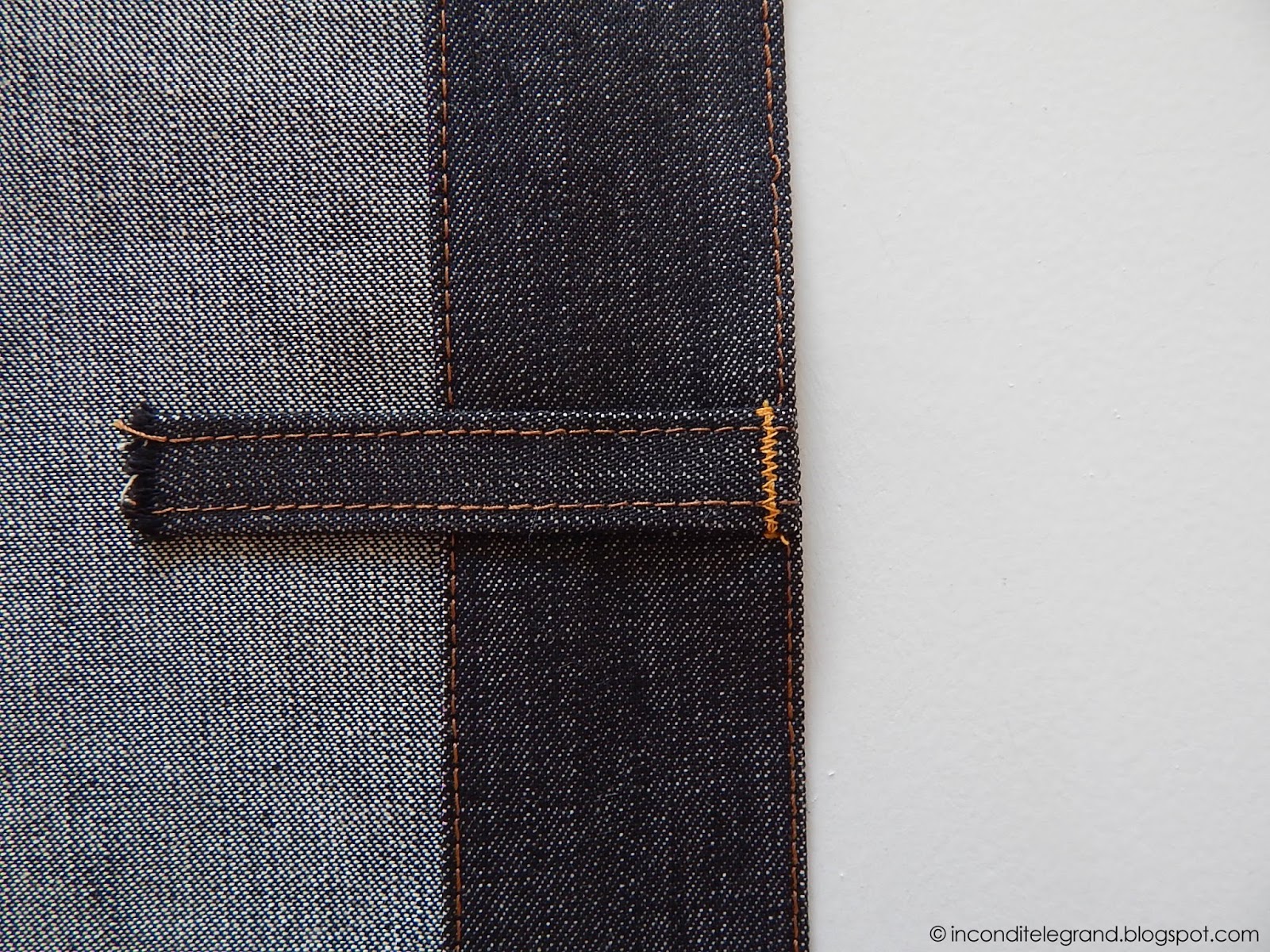 Lockstitch and Two Smoking Needles Sewing Tutorial Attaching belt