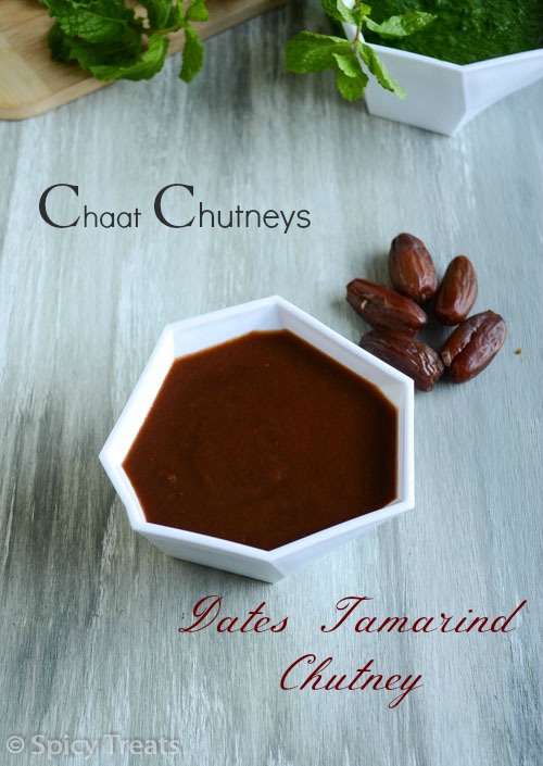 Spicy Treats Chaat Chutneys / Green Chutney & Dates Tamarind Chutney