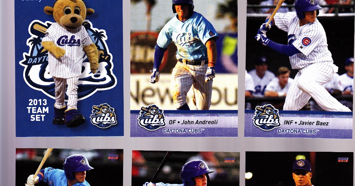 JS Sports Cards 2013 Daytona Cubs Javier Baez and Soler