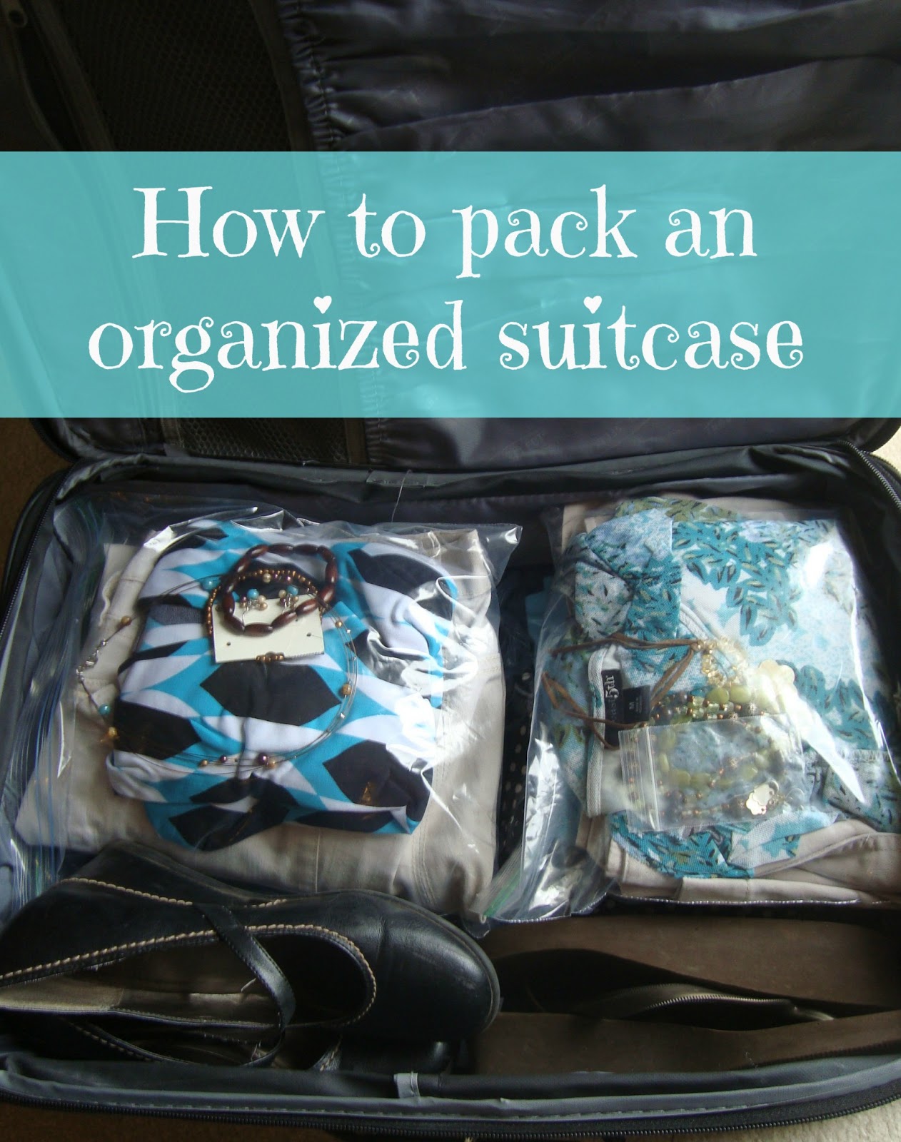 This Yellow House How to pack an organized suitcase
