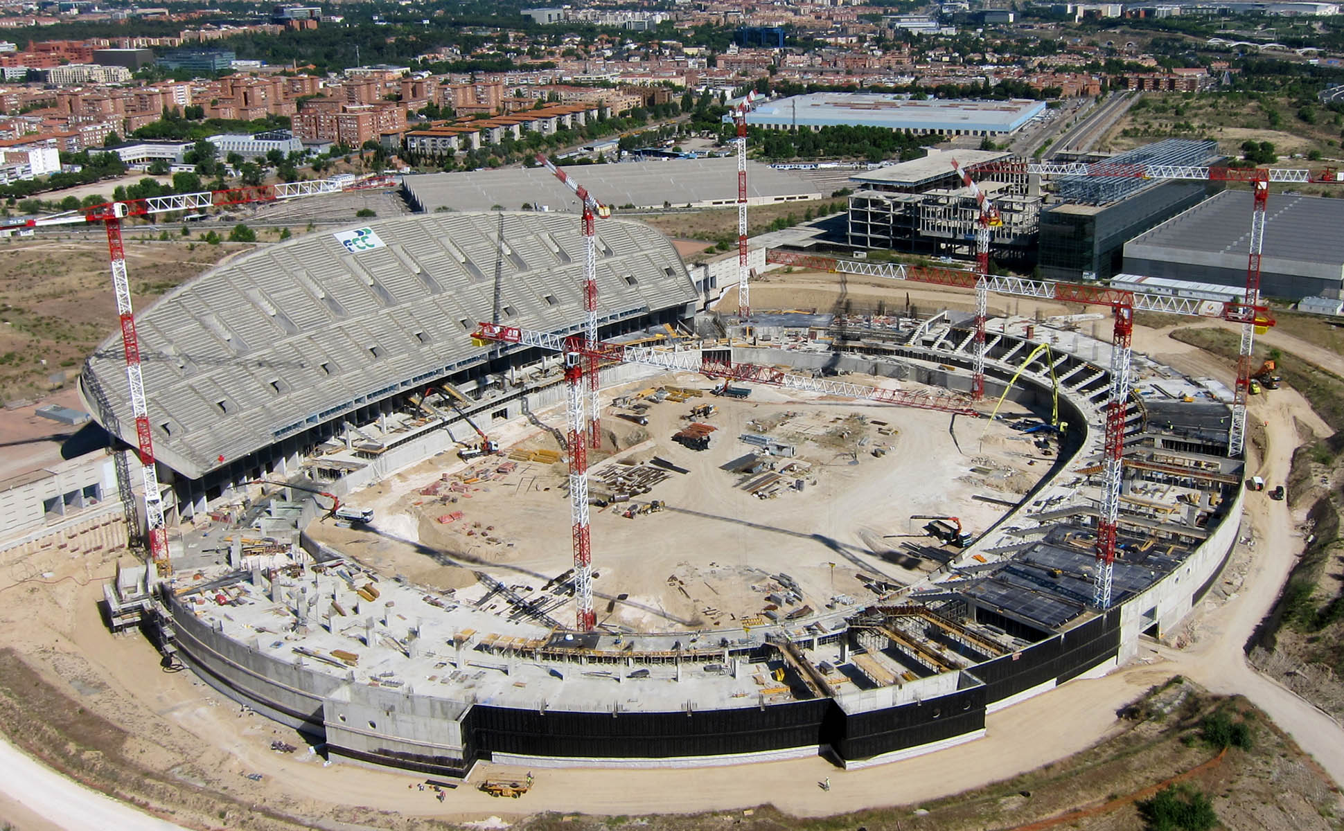 Nuevo Estadio del Atlético de Madrid: Evolución 2014_05_27_Obra_nuevo+_estadio_01