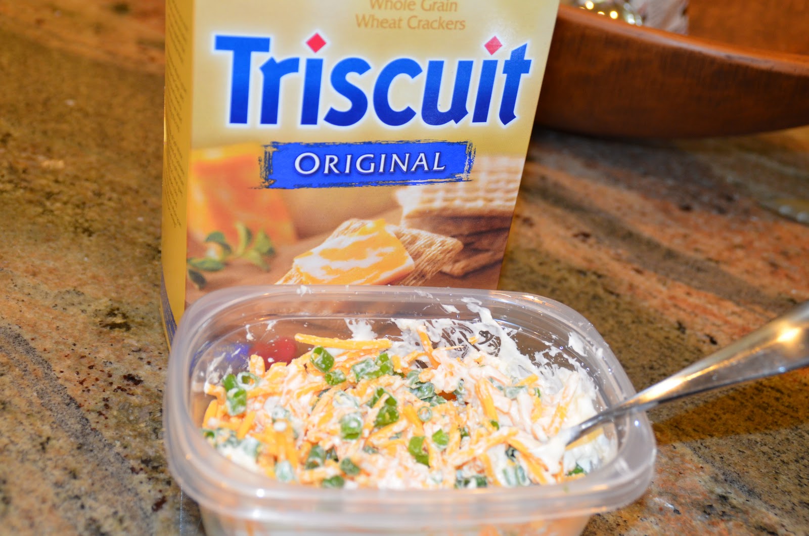 Can I get that recipe? Triscuit Cheese Bites