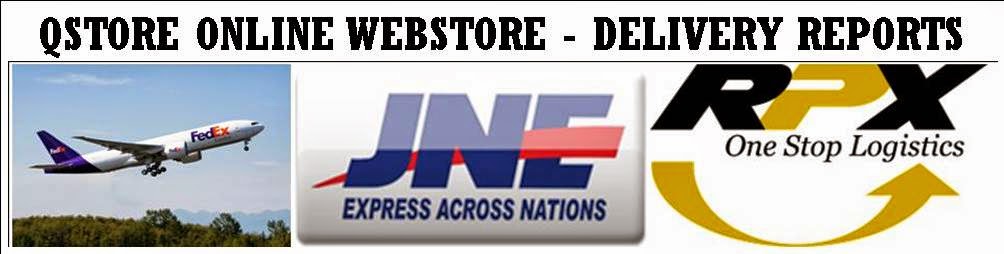 QSTORE ONLINE WEBSTORE DELIVERY REPORTS