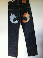 evisu jeans koi fish