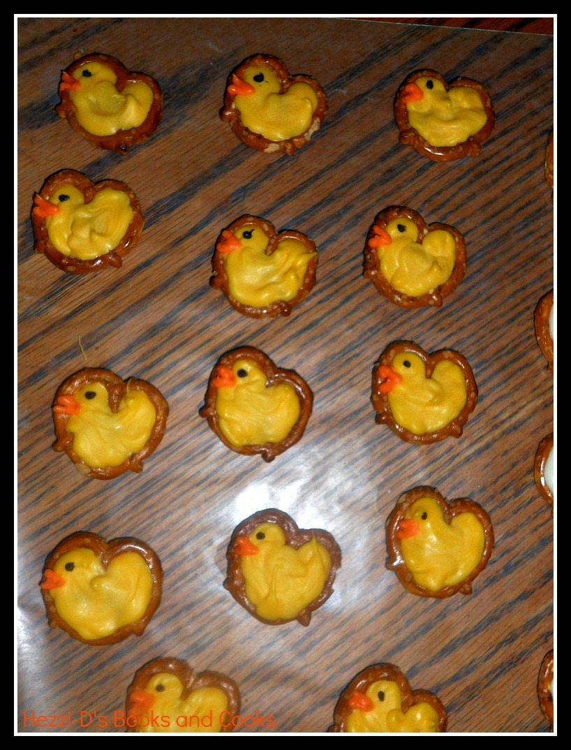 Chocolate Pretzel Ducks and Bunnies for Easter HezziD's Books and Cooks