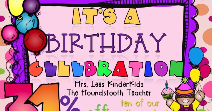 Mrs. Lee's Kindergarten: Birthday Celebration!!!