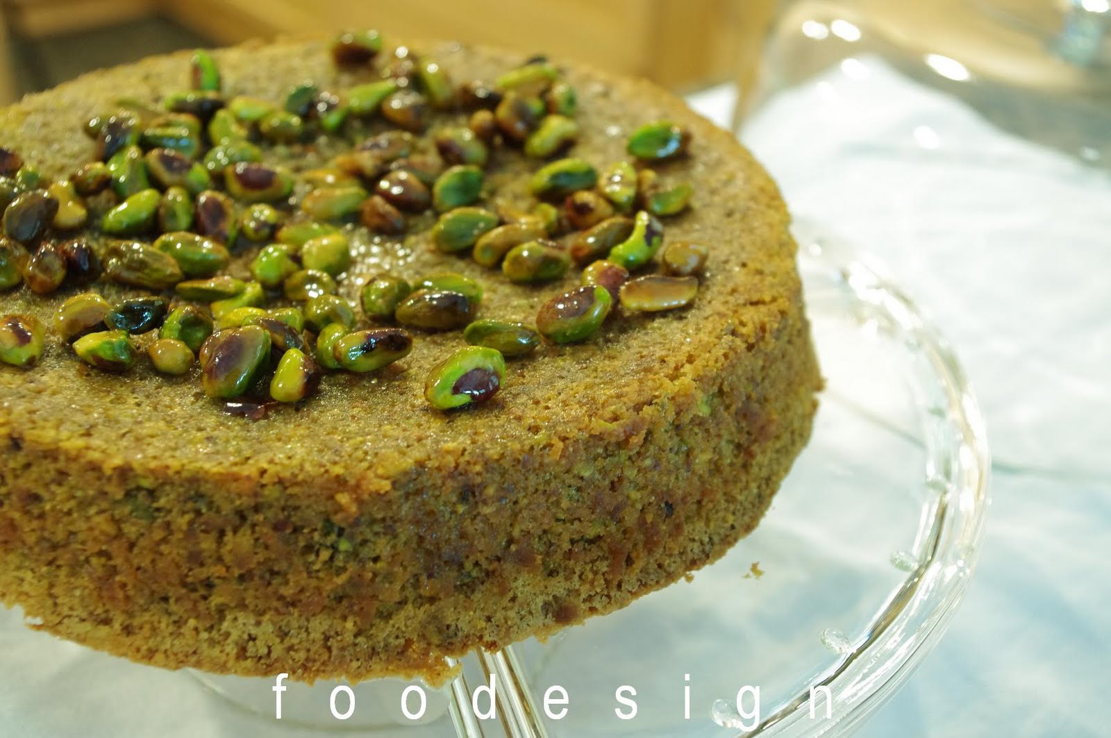 foodesign pistachio cake