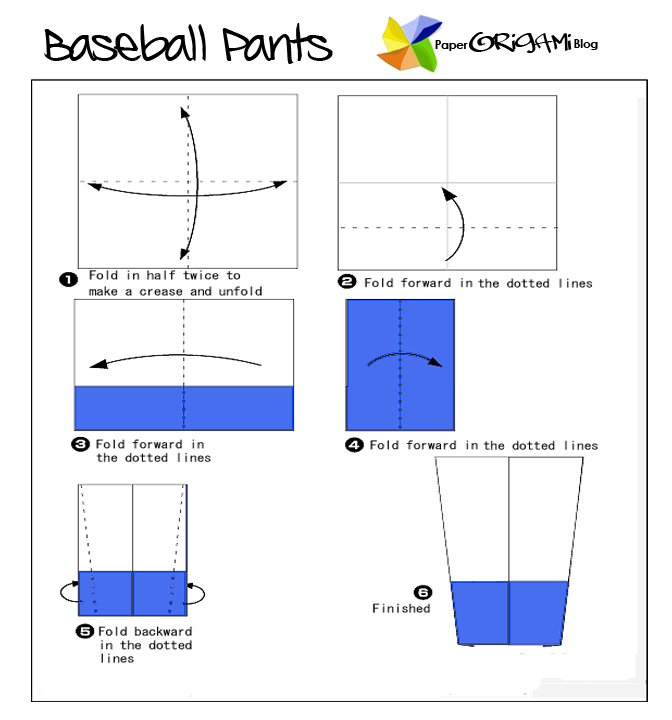 Clothes Origami Baseball Uniform Origami Paper Origami Guide
