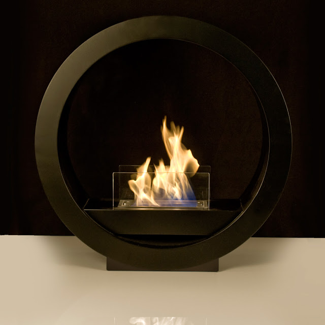 Freestanding structural fireplace is a stunning centrepiece for your interior.