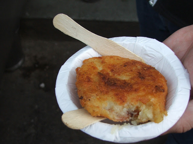 bonda crocchetta di patate con farina di ceci