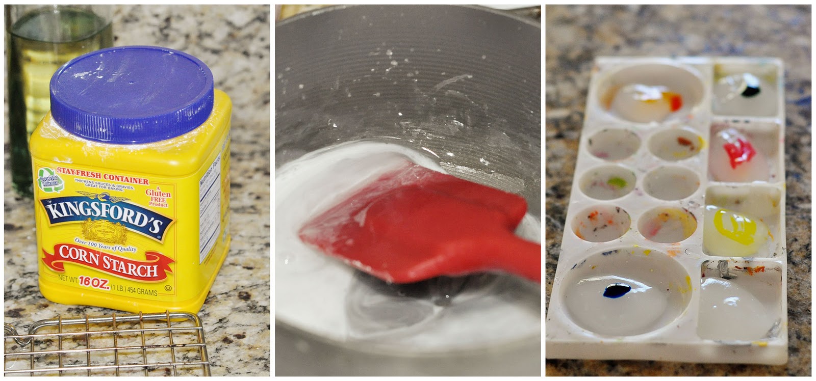 The Cheese Thief Homemade Cornstarch Paint