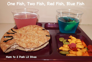 One Fish, Two Fish, Red Fish, Blue Fish sandwiches - {Weekend Links} from HowtoHomeschoolMyChild.com
