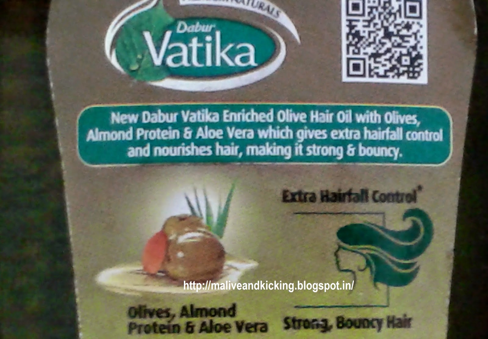 Alive n Kicking Dabur Vatika Enriched Olive Hair Oil Review