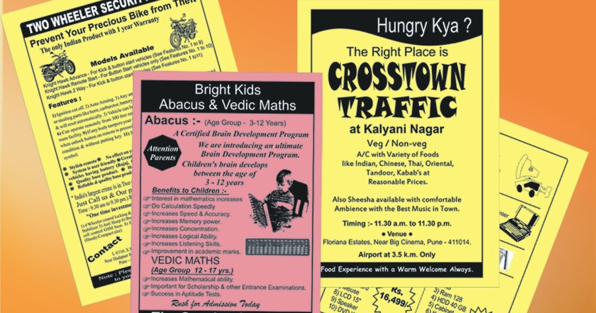 Googlee Marketing Solutions HANDBILLS / LEAFLETS / FLYERS (Single