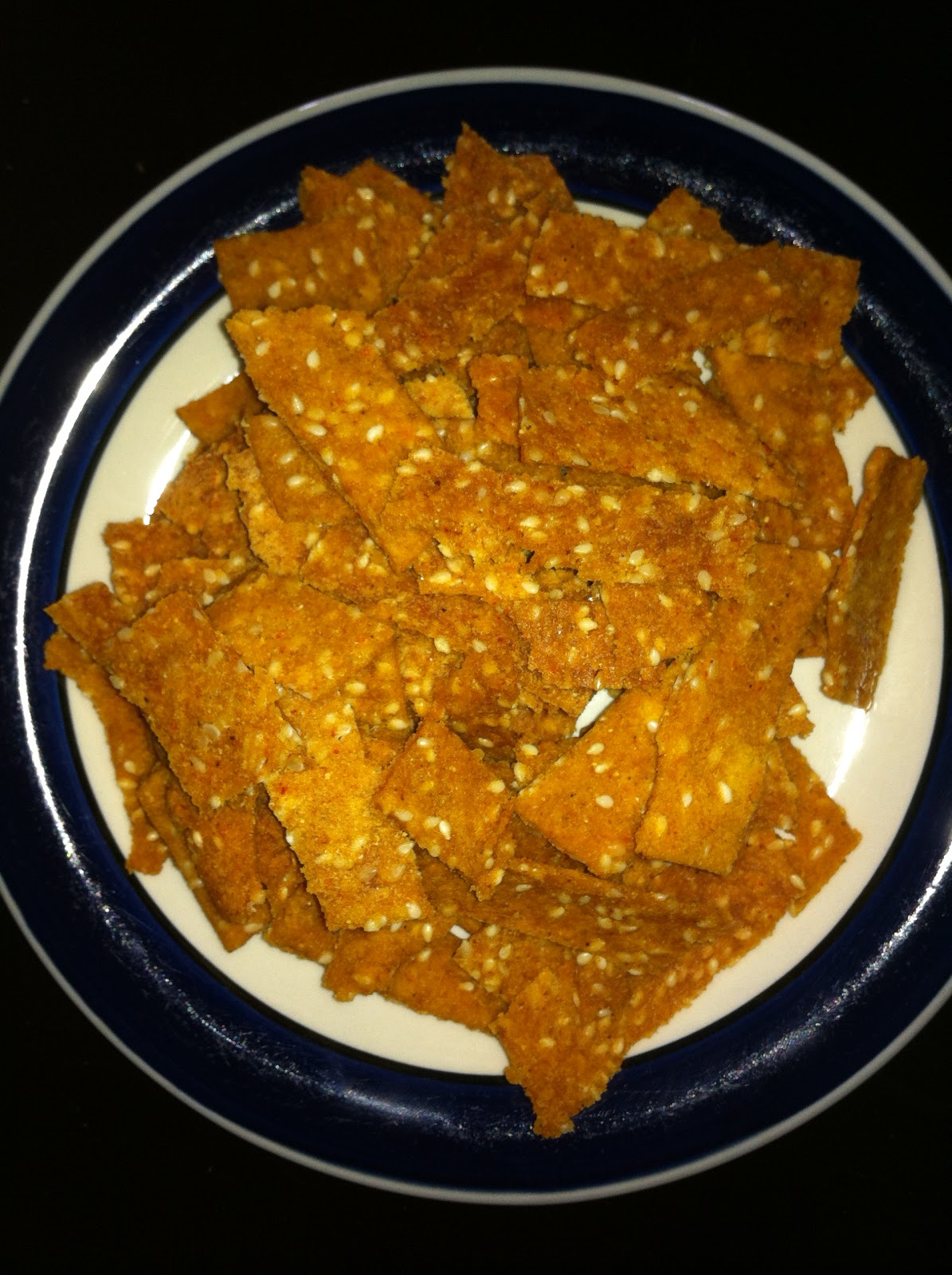 Recipes and Tips To Fight M.S. Vegan SesameCorn Crackers