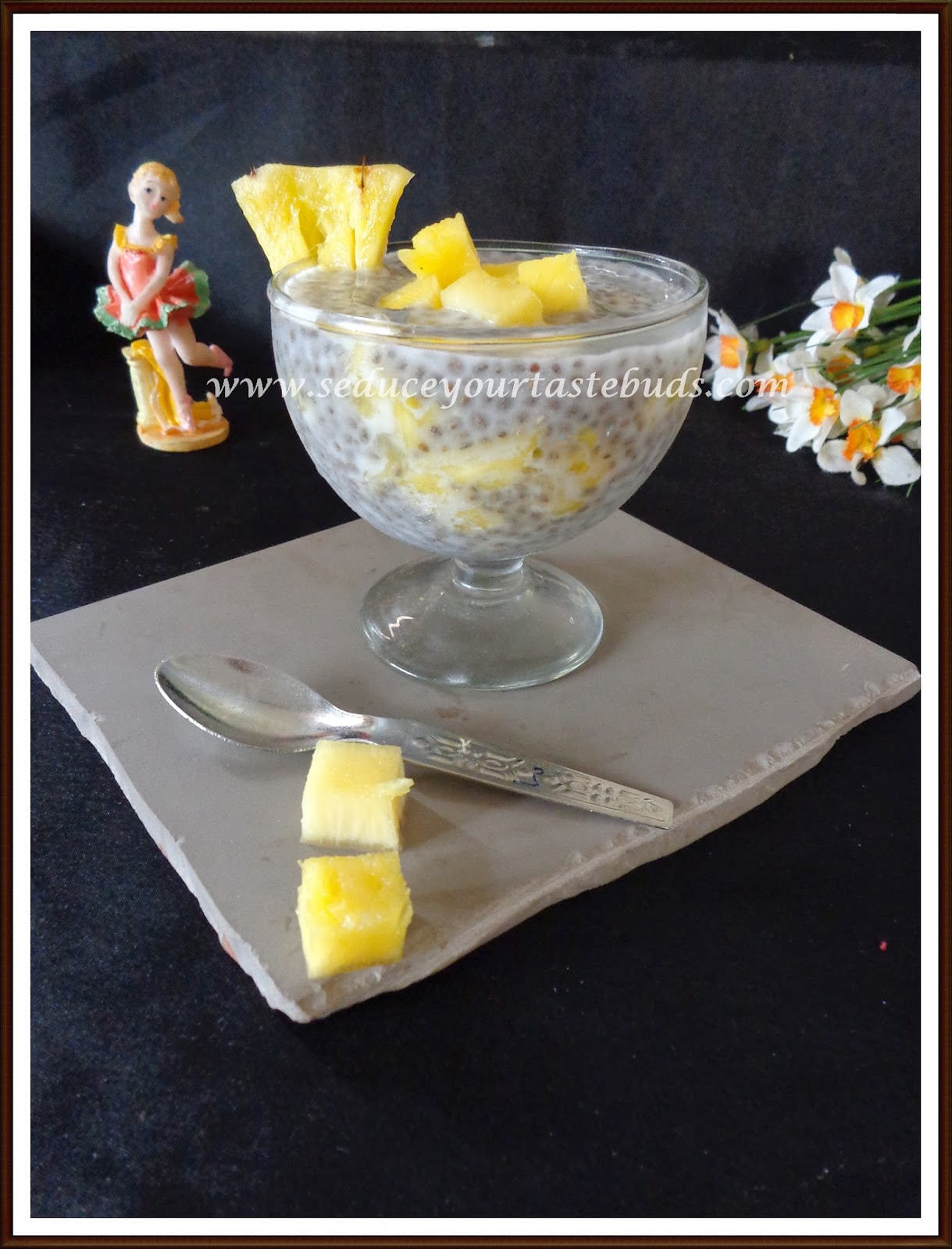 Pineapple Chia Pudding Seduce Your Tastebuds...