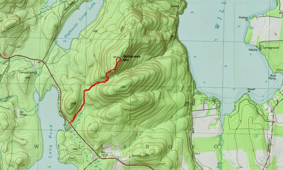 Off on Adventure Rattlesnake Mountain Willsboro, NY 12/21/14